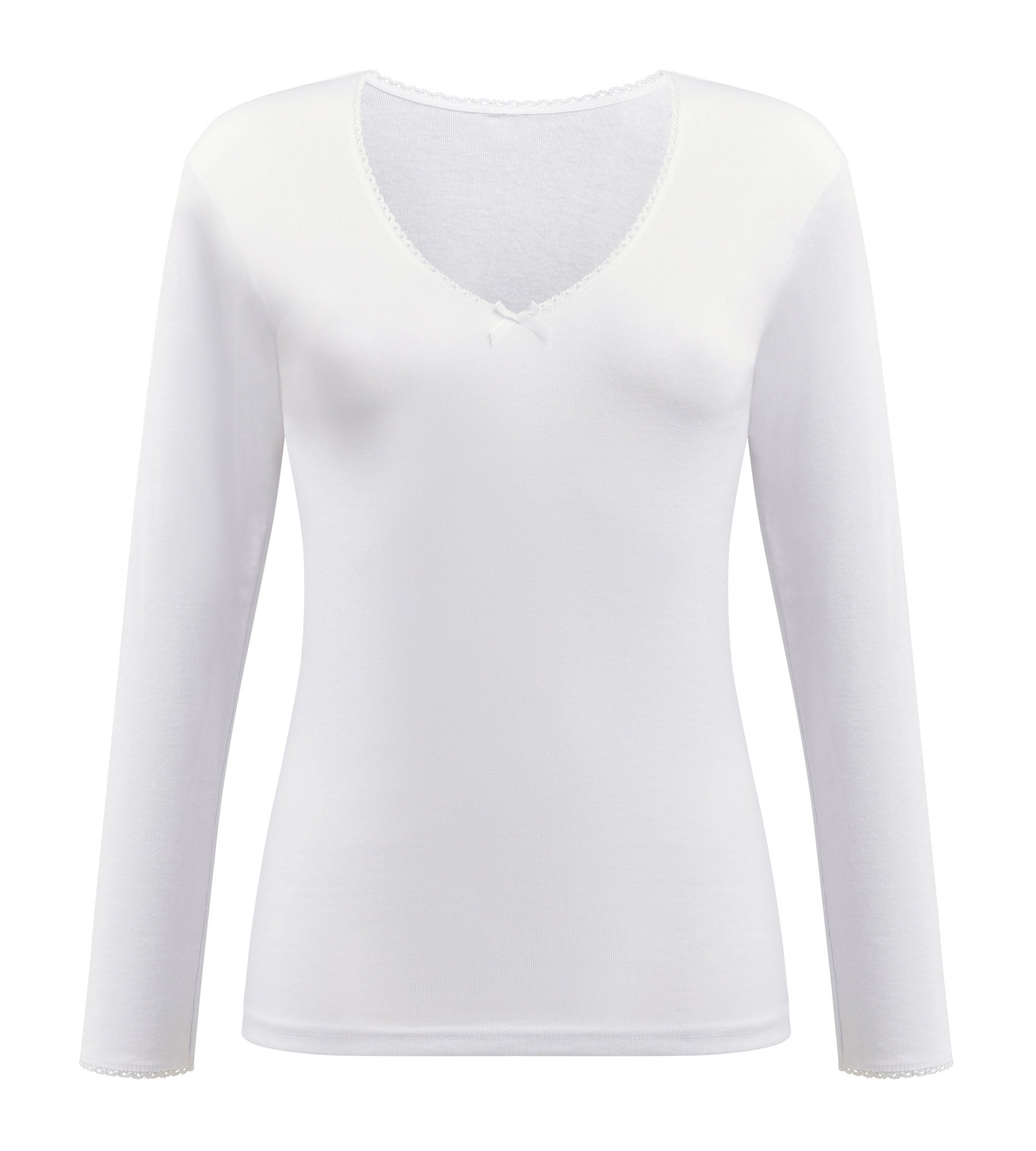 Playtex® Camiseta de manga larga blanca Princesa Termal Fibra
