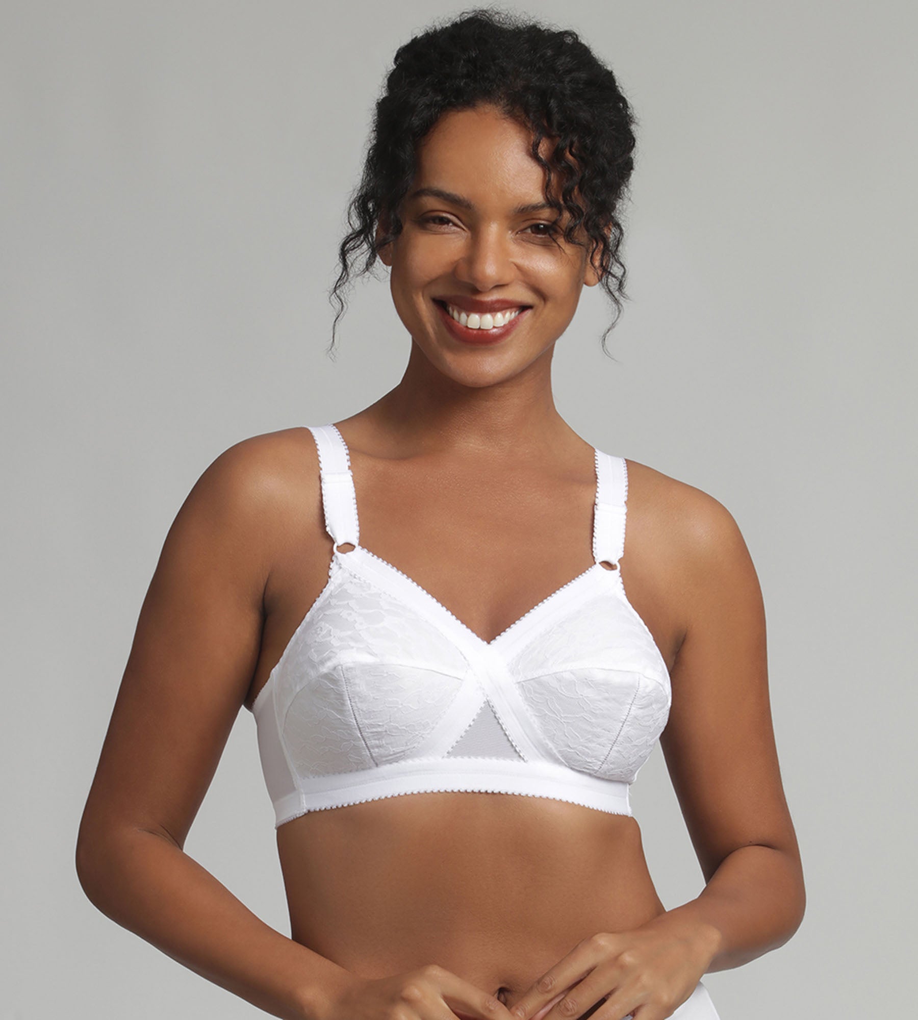 Playtex® Sujetador sin aros blanco Cruzado Mágico 556