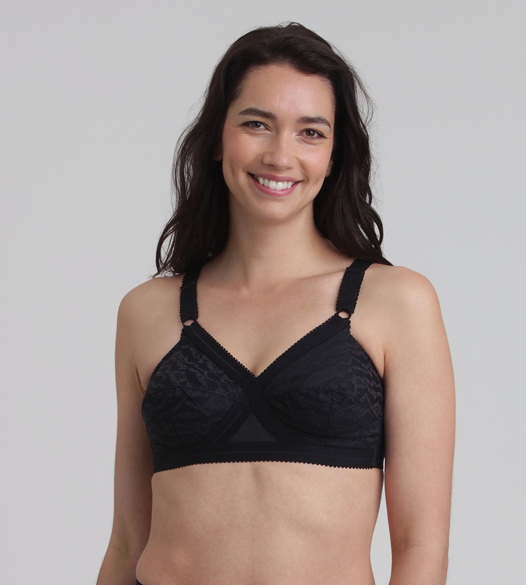 Playtex® Sujetador sin aros negro Cruzado Mágico 556