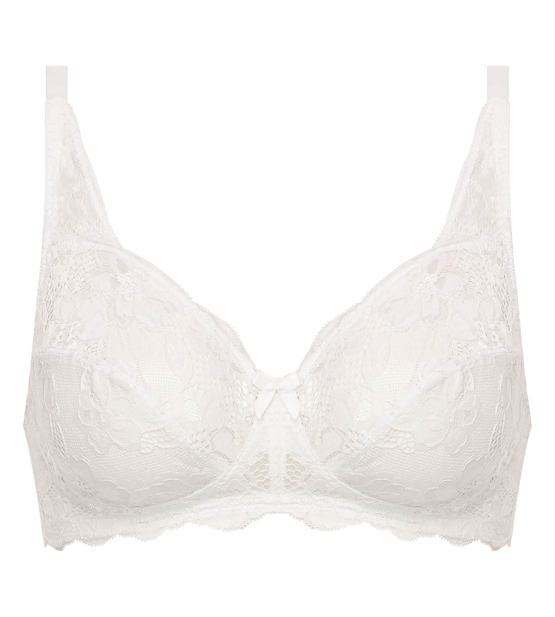 Playtex® Sujetador de encaje blanco sin aros Essential Elegance