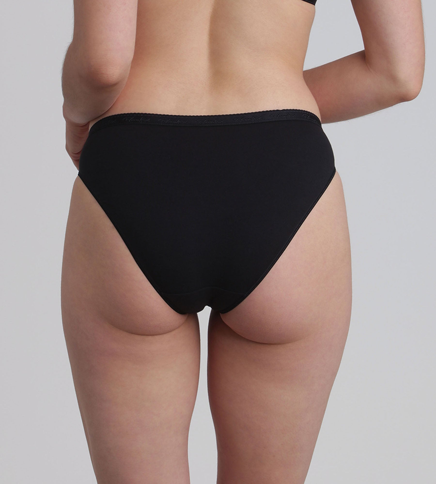 Playtex® Lote de 2 bragas bikini negras Algodón Bio