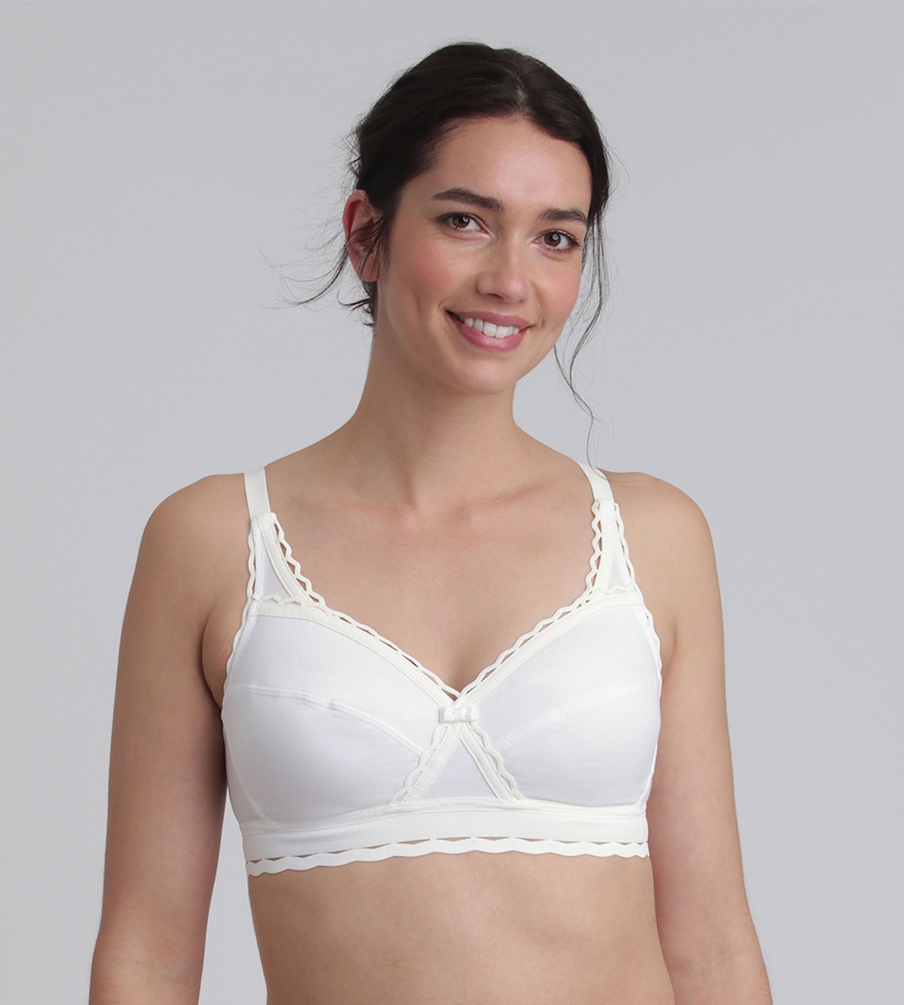 Playtex® Sujetador sin aros blanco Cruzado Mágico Algodón Reciclado