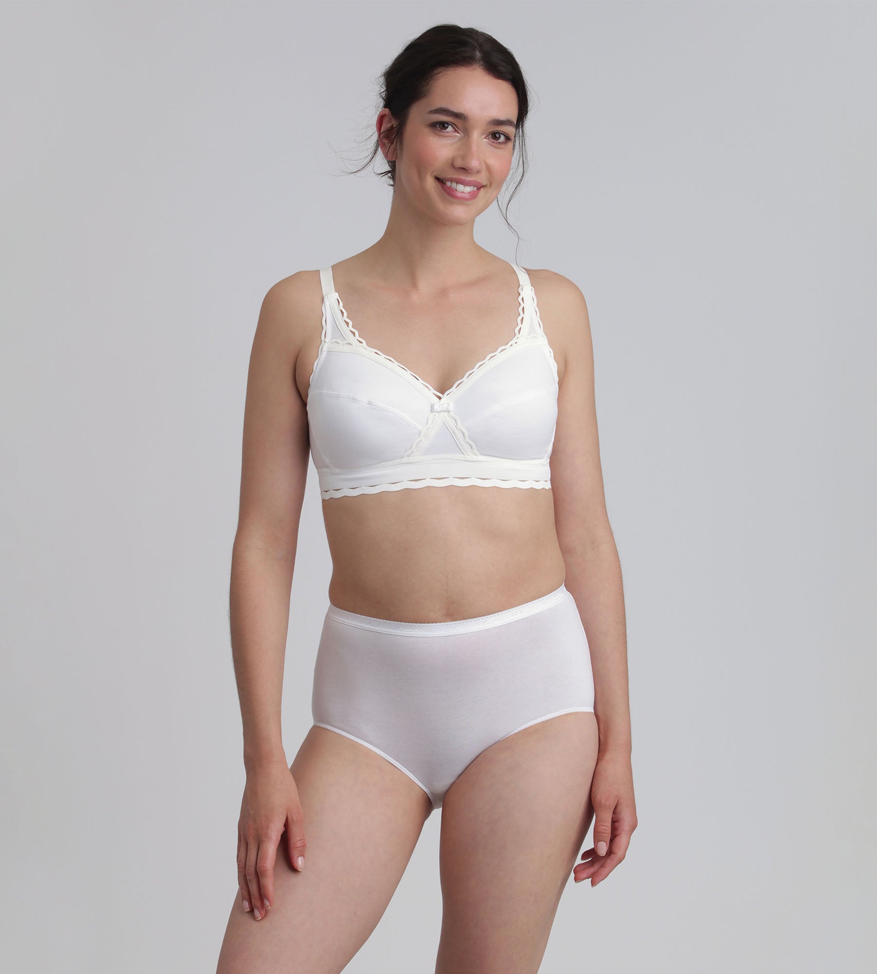 Playtex® Sujetador sin aros blanco Cruzado Mágico Algodón Reciclado