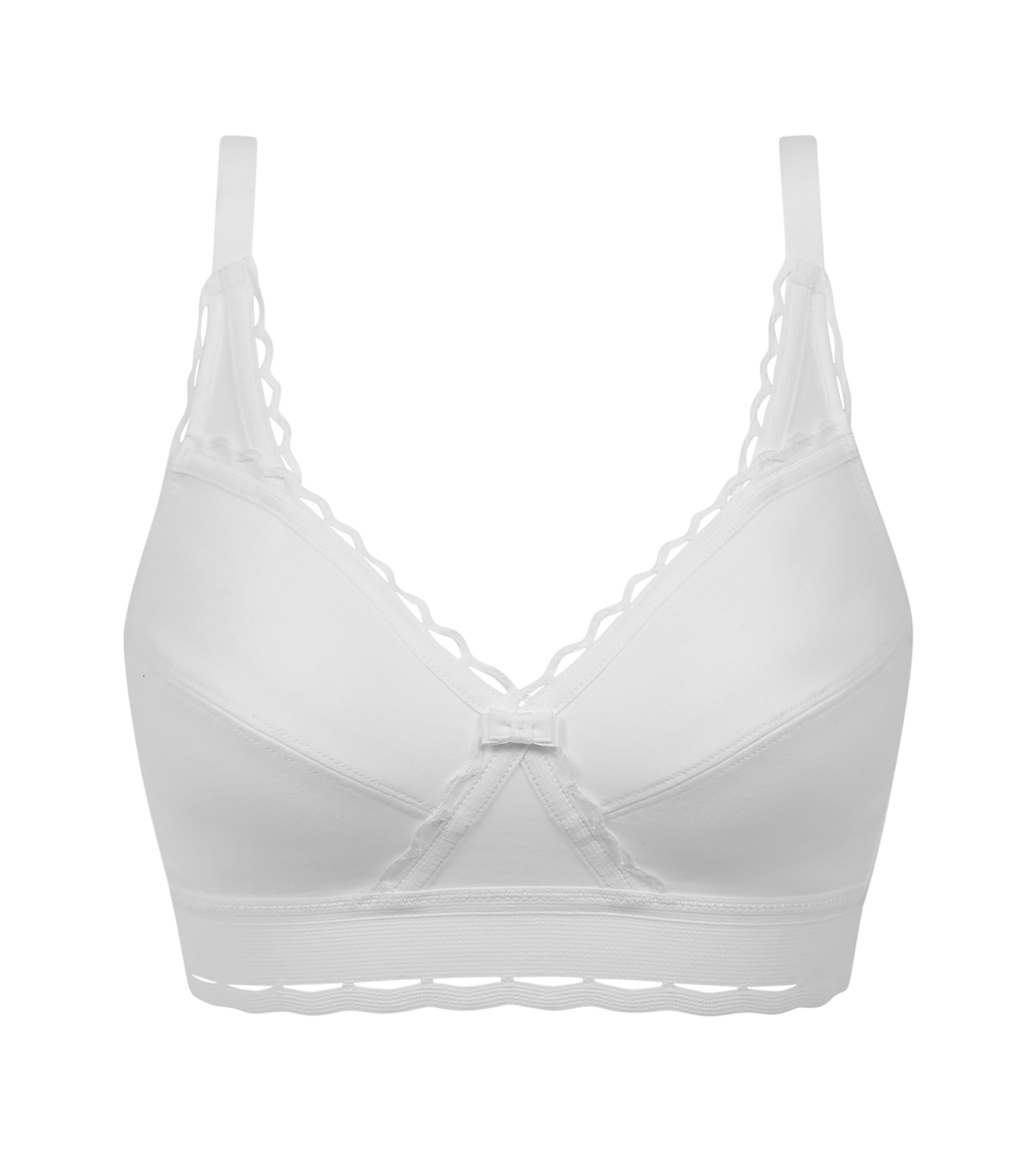 Playtex® Sujetador sin aros blanco Cruzado Mágico Algodón Reciclado