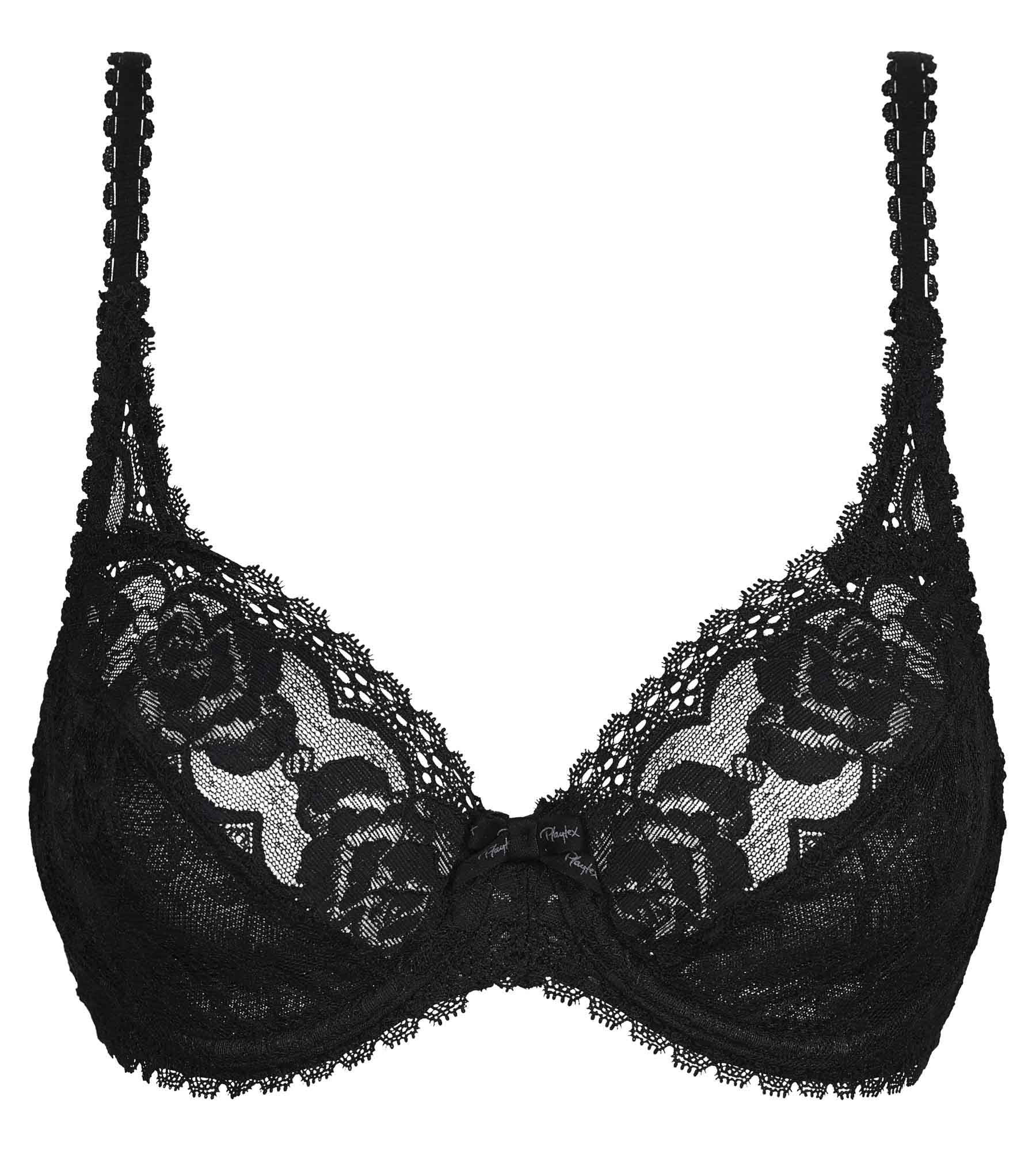 Playtex® Sujetador con aros negro Flower Elegance Reciclado