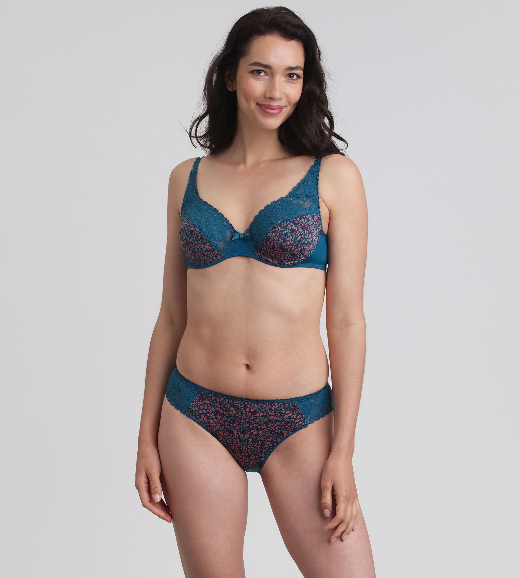 Playtex® Sujetador con aros estampado verde Flower Elegance Micro Reciclado
