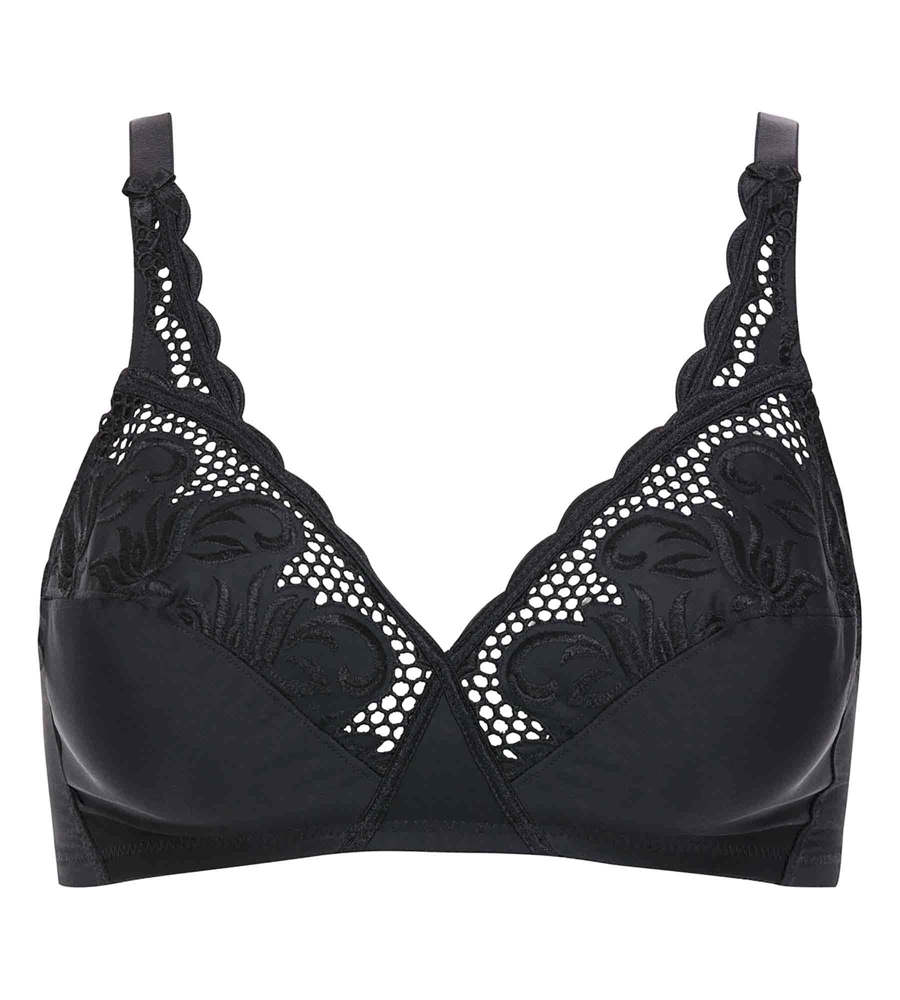 Playtex® Sujetador sin aros negro Cruzado Mágico Modern Tricot
