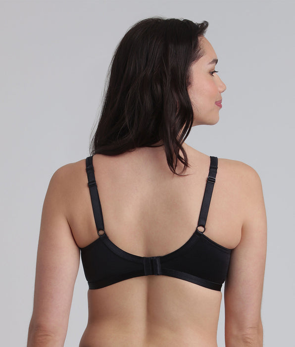 Playtex® Sujetador sin aros negro Satiny Microfiber