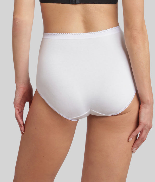 Playtex® Lote de 3 Braga de cintura alta lavanda Algodón Stretch