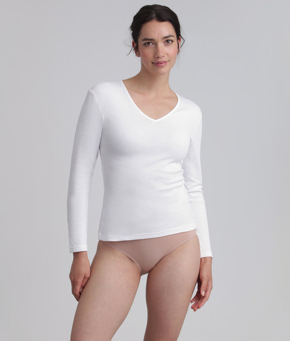 Playtex® Camiseta manga larga blanca Princesa Termal Natural
