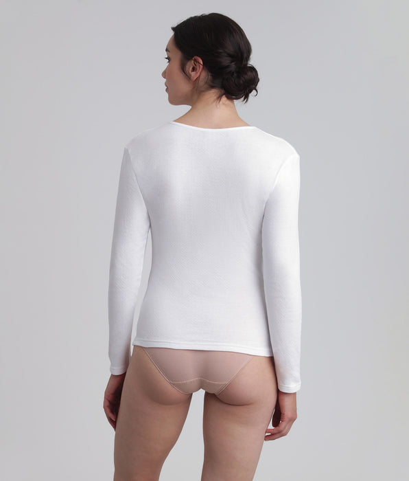 Playtex® Camiseta manga larga blanca Princesa Termal Natural