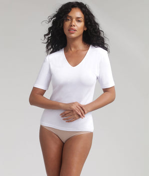 Camiseta de manga corta blanca Princesa Termal Natural