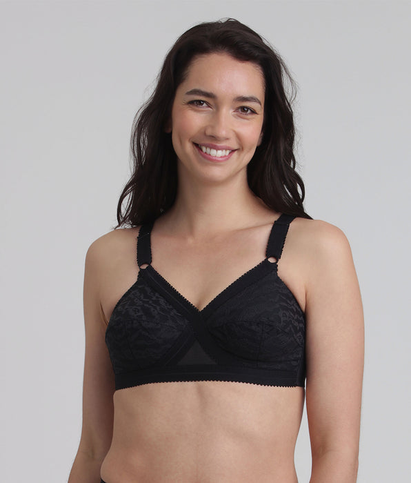 Playtex® Sujetador sin aros negro Cruzado Mágico 556