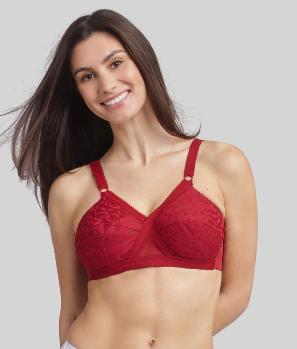 Playtex® Sujetador sin aros rojo terciopelo Criss Cross 556