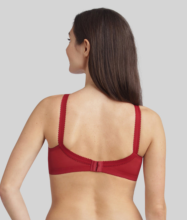 Playtex® Sujetador sin aros rojo terciopelo Criss Cross 556