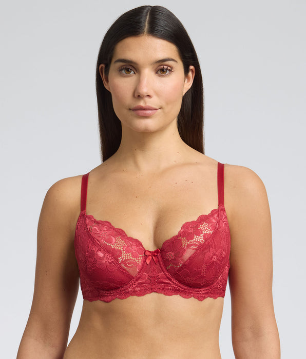 Playtex® Sujetador balconette con aros púrpura Essential Elegance