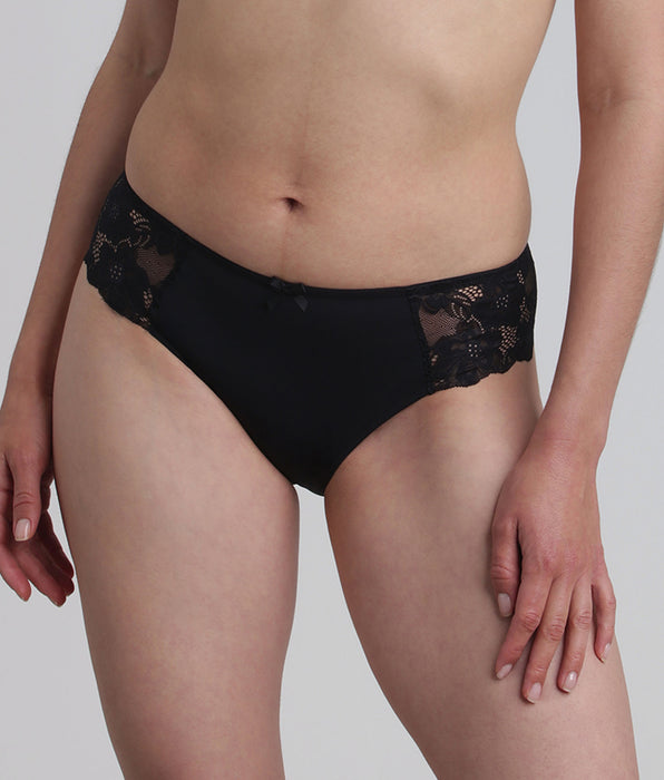 Playtex® Braga mini de encaje negra Essential Elegance