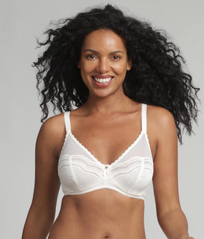Sujetador con aros blanco Secret Comfort