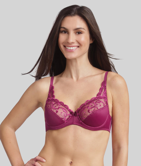 Playtex® Sujetador con aros violeta imperial Essential Elegance Embroidery