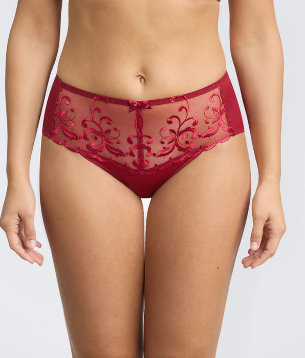 Playtex® Braga rojo terciopelo Essential Elegance Embroidery