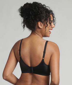 Sujetador sin aros negro Essential Support