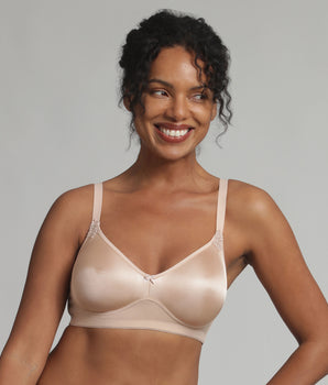 Sujetador sin aros beige Essential Support