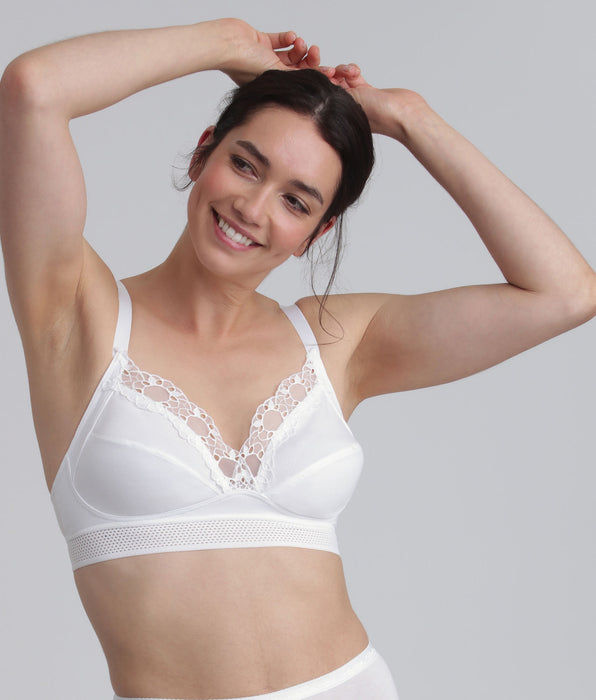 Playtex® Sujetador sin aros blanco orgánico Feel Good Support