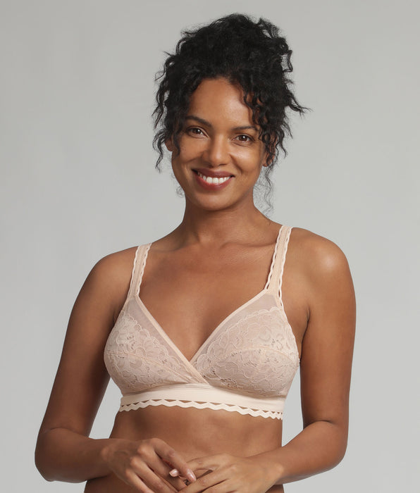 Playtex® Sujetador sin aros beige Cruzado Mágico Femenino Reciclado