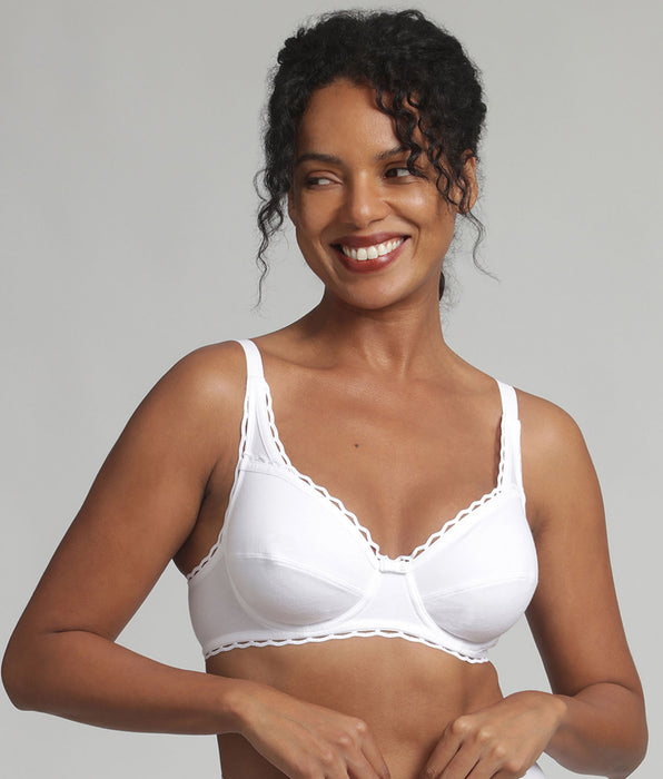 Playtex® Sujetador con aros blanco Cruzado Mágico Algodón Reciclado
