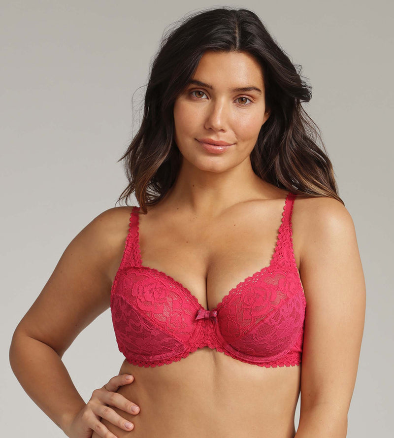 Playtex® Sujetador con aros rojo rubí­ Flower Elegance Reciclado