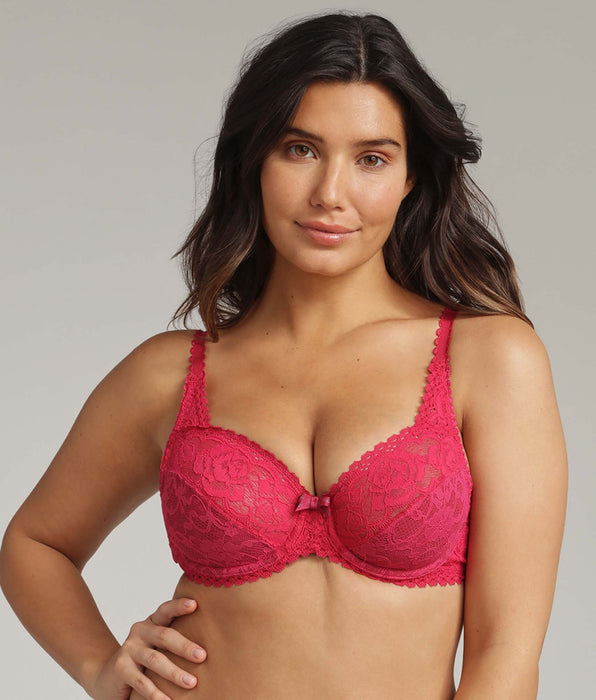 Playtex® Sujetador con aros rojo rubí­ Flower Elegance Reciclado