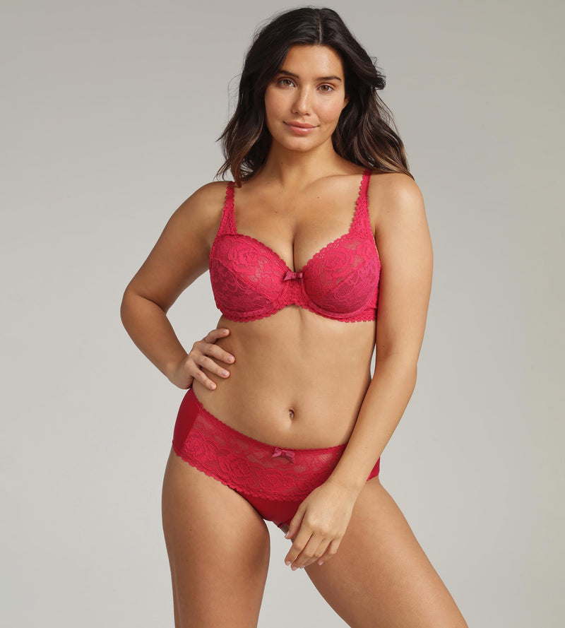 Playtex® Sujetador con aros rojo rubí­ Flower Elegance Reciclado