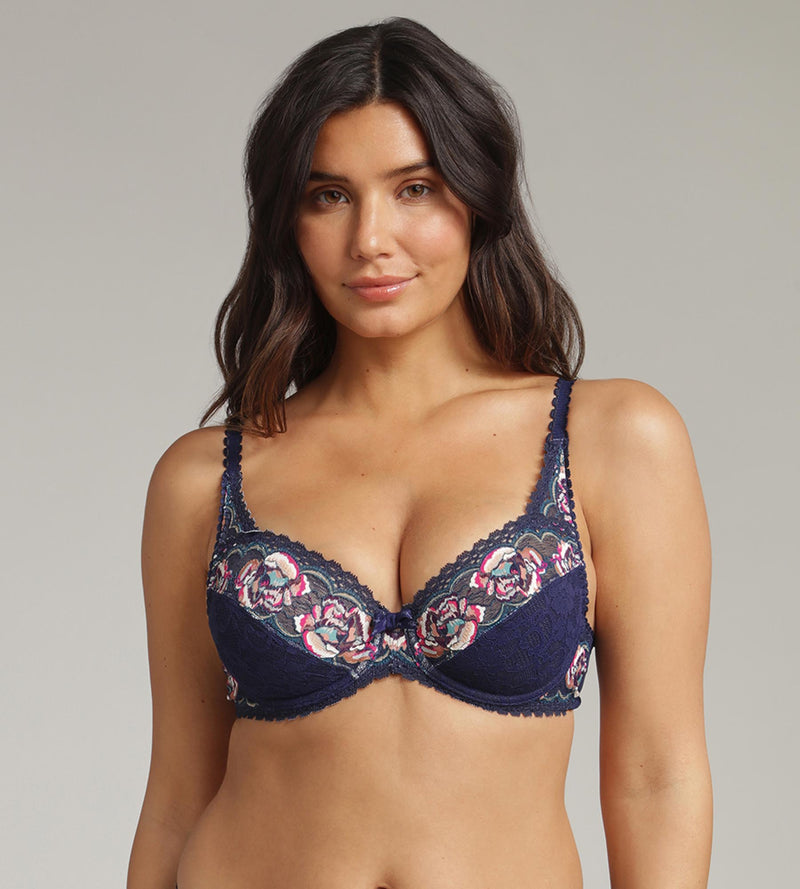 Playtex® Sujetador con aros azul floral Flower Elegance Reciclado