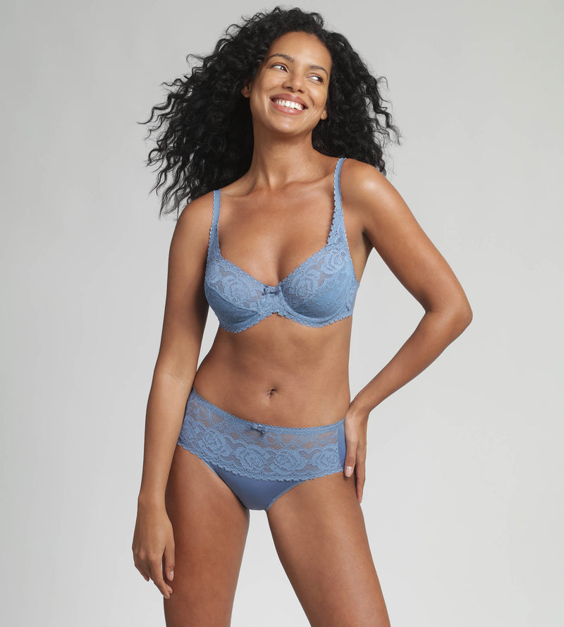 Playtex® Sujetador con aros azul océano Flower Elegance Reciclado