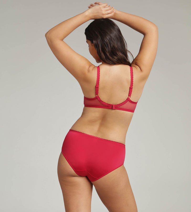 Playtex® Braga rojo rubí­ Flower Elegance Reciclado