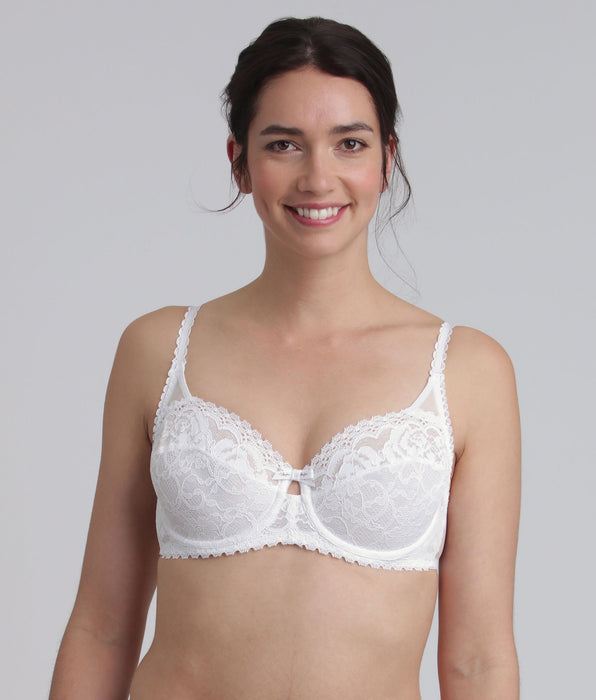 Playtex® Sujetador balconette blanco Flower Elegance Reciclado