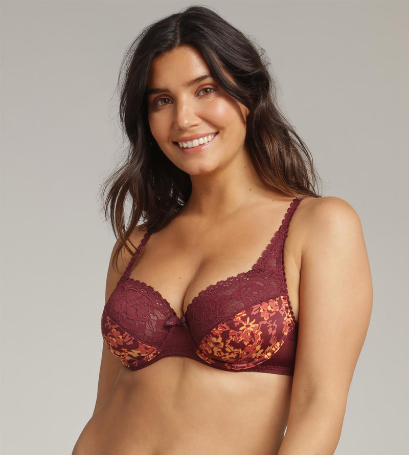 Playtex® Sujetador con aros bohemio Flower Elegance Micro Reciclado