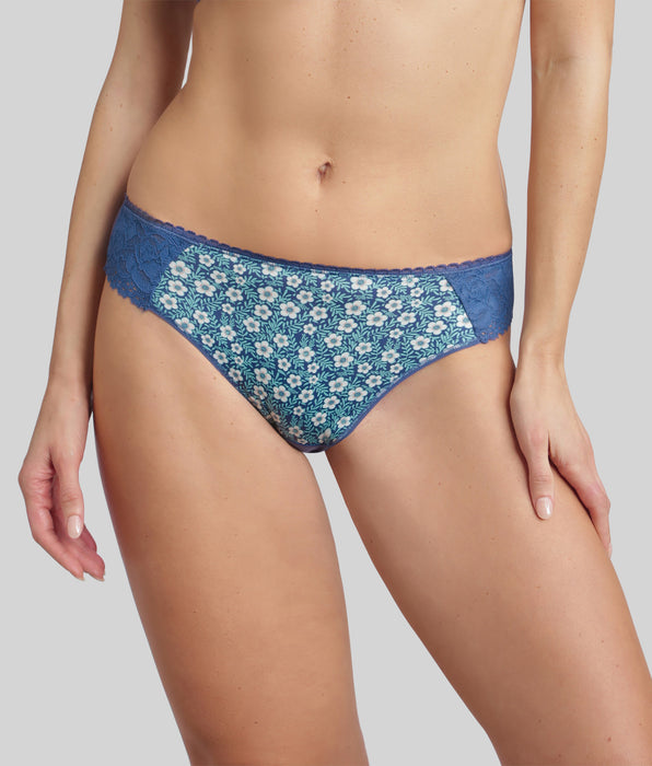 Playtex® Braga azul celeste Flower Elegance Micro Reciclado