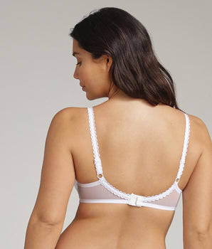Sujetador spacer con aros blanco Flower Elegance Reciclado