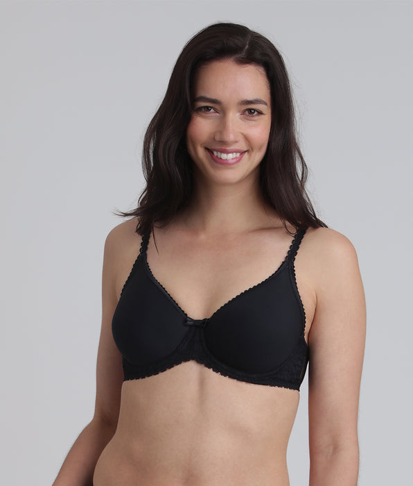 Playtex® Sujetador spacer con aros negro Flower Elegance Reciclado