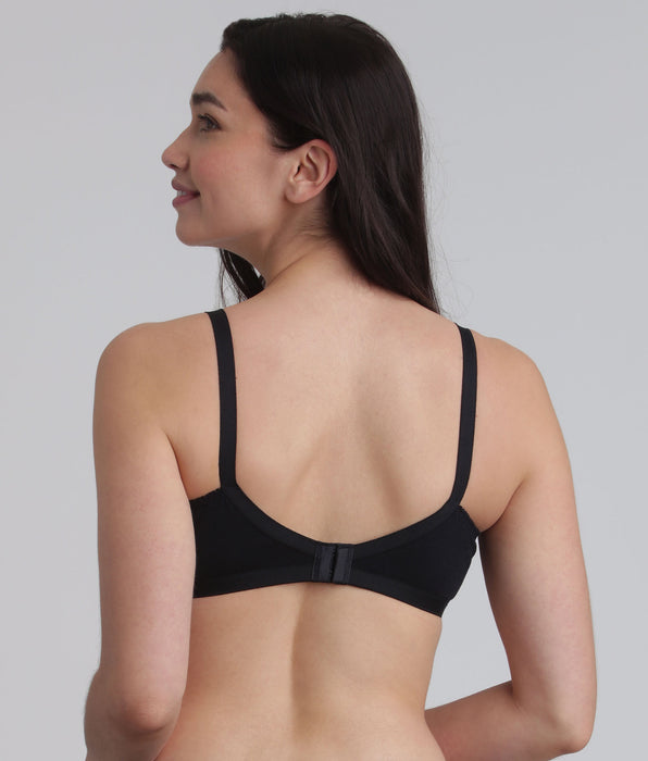 Playtex® Sujetador sin aros negro Essential Support Algodón