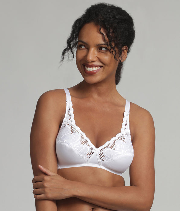 Playtex® Sujetador sin aros blanco Cruzado Mágico Modern Tricot